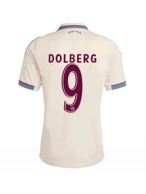 Muži Futbalové oblečenie Ajax Kasper Dolberg #9 2025-26 Krátky Rukáv - Tretina Muži Futbalové oblečenie Ajax Kasper Dolberg #9 2025-26 Krátky Rukáv - Tretina